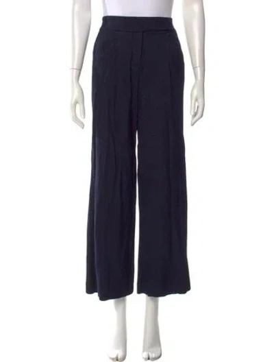 Pre-owned Veronica Beard Wide Leg Pants In Blue