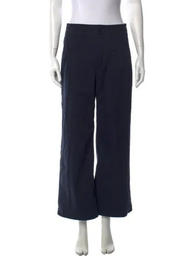 Pre-owned Veronica Beard Wide Leg Pants In Blue