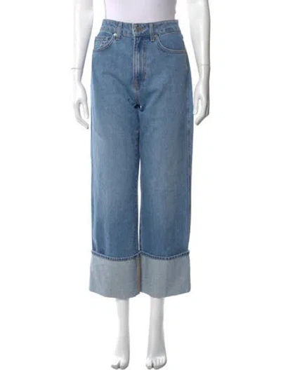 Pre-owned Veronica Beard Wide Leg Pants In Blue