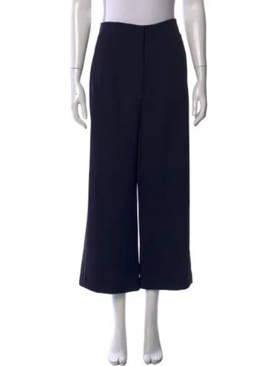 Pre-owned Veronica Beard Wide Leg Pants In Blue