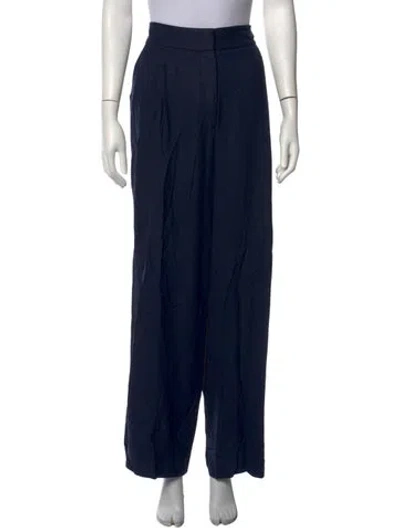Pre-owned Veronica Beard Wide Leg Pants In Blue