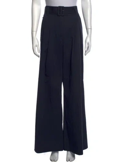 Pre-owned Veronica Beard Wide Leg Pants In Blue