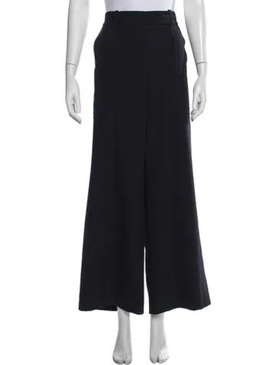 Pre-owned Veronica Beard Wide Leg Pants In Blue