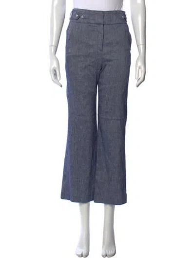 Pre-owned Veronica Beard Wide Leg Pants In Blue