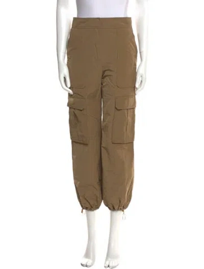 Pre-owned Veronica Beard Wide Leg Pants In Brown