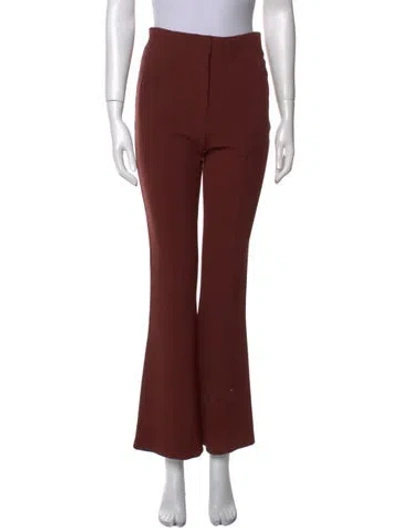 Pre-owned Veronica Beard Wide Leg Pants In Brown