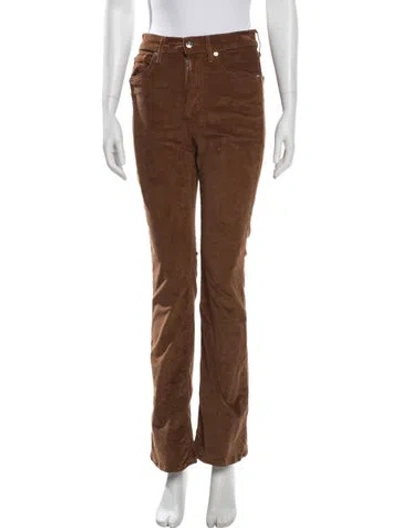 Pre-owned Veronica Beard Wide Leg Pants In Brown