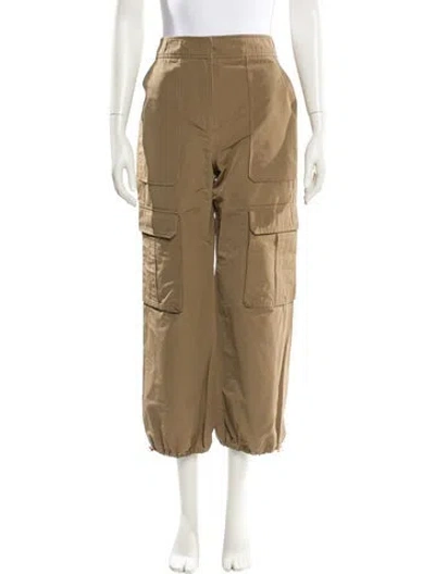 Pre-owned Veronica Beard Wide Leg Pants In Brown