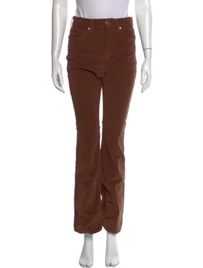 Pre-owned Veronica Beard Wide Leg Pants In Brown