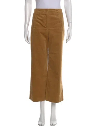 Pre-owned Veronica Beard Wide Leg Pants In Brown