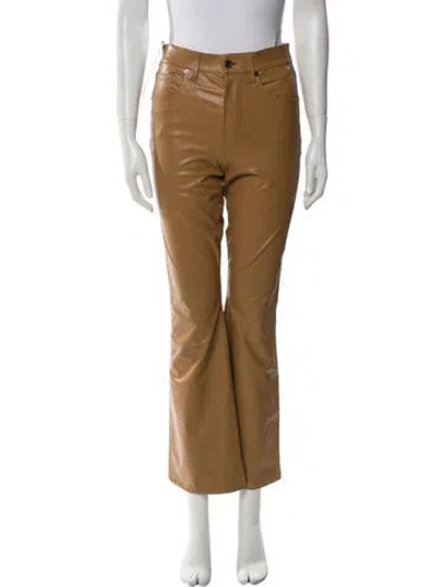 Pre-owned Veronica Beard Wide Leg Pants In Brown