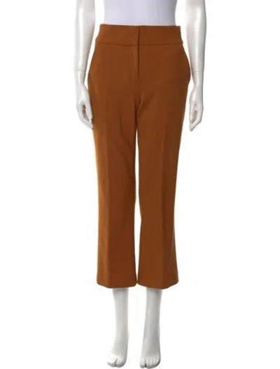 Pre-owned Veronica Beard Wide Leg Pants In Brown