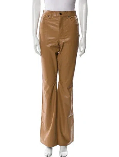 Pre-owned Veronica Beard Wide Leg Pants In Brown