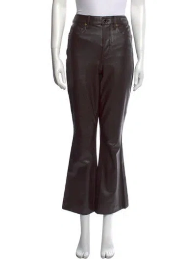Pre-owned Veronica Beard Wide Leg Pants In Brown