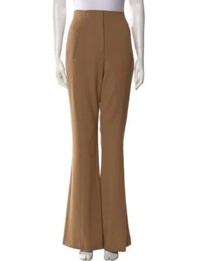 Pre-owned Veronica Beard Wide Leg Pants In Brown