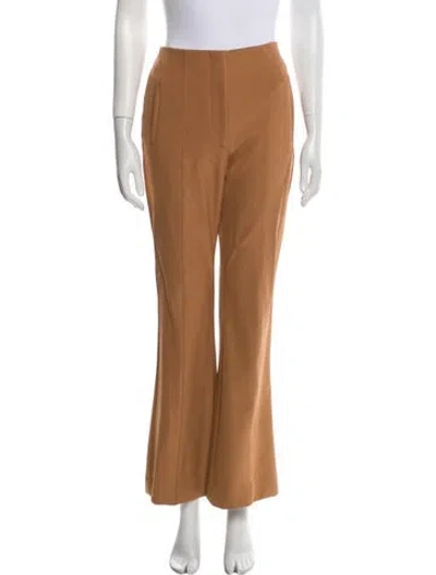 Pre-owned Veronica Beard Wide Leg Pants In Brown