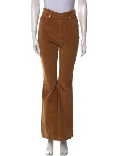 Pre-owned Veronica Beard Wide Leg Pants In Brown