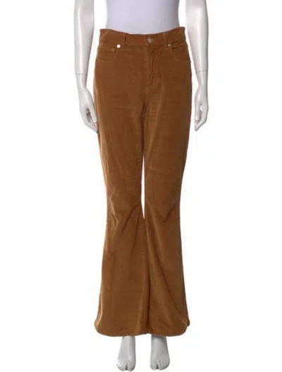 Pre-owned Veronica Beard Wide Leg Pants In Brown