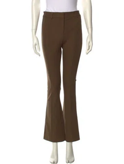 Pre-owned Veronica Beard Wide Leg Pants In Brown