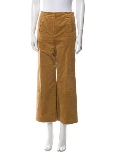 Pre-owned Veronica Beard Wide Leg Pants In Brown