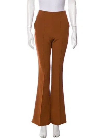 Pre-owned Veronica Beard Wide Leg Pants In Brown