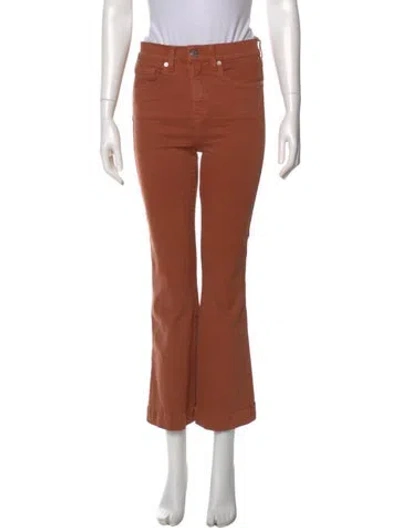 Pre-owned Veronica Beard Wide Leg Pants In Brown
