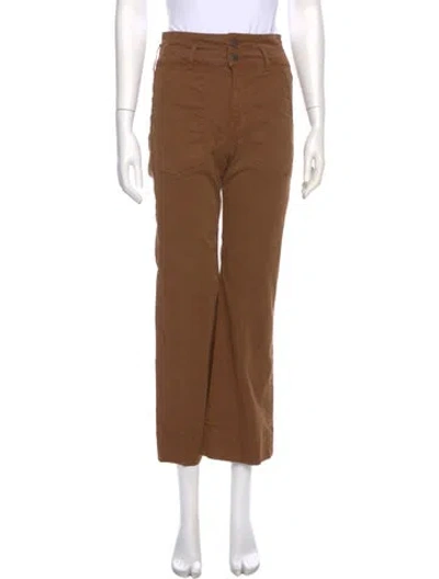 Pre-owned Veronica Beard Wide Leg Pants In Brown