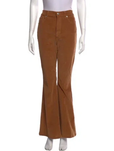 Pre-owned Veronica Beard Wide Leg Pants In Brown