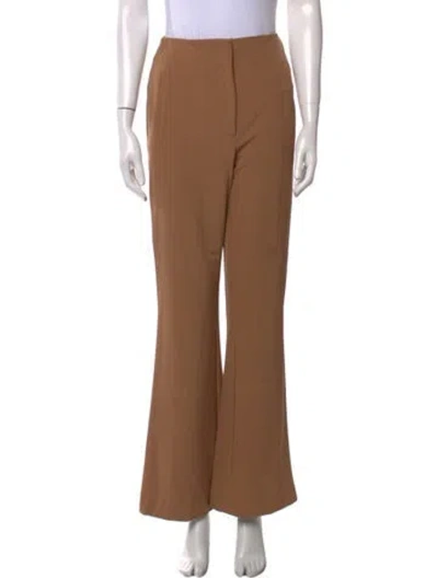 Pre-owned Veronica Beard Wide Leg Pants In Brown
