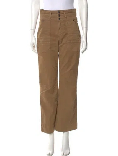 Pre-owned Veronica Beard Wide Leg Pants In Brown