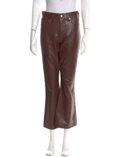 Pre-owned Veronica Beard Wide Leg Pants In Brown