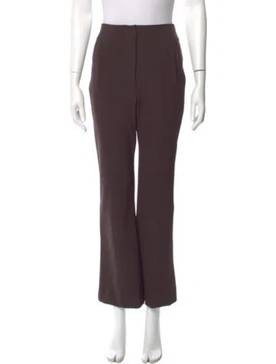 Pre-owned Veronica Beard Wide Leg Pants In Brown