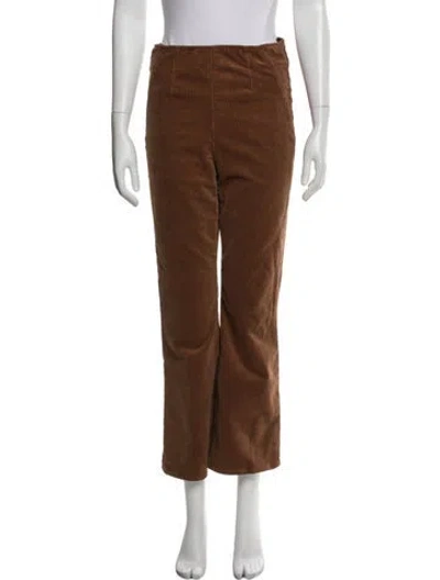 Pre-owned Veronica Beard Wide Leg Pants In Brown