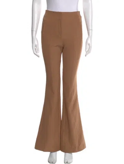 Pre-owned Veronica Beard Wide Leg Pants In Brown