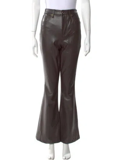 Pre-owned Veronica Beard Wide Leg Pants In Brown