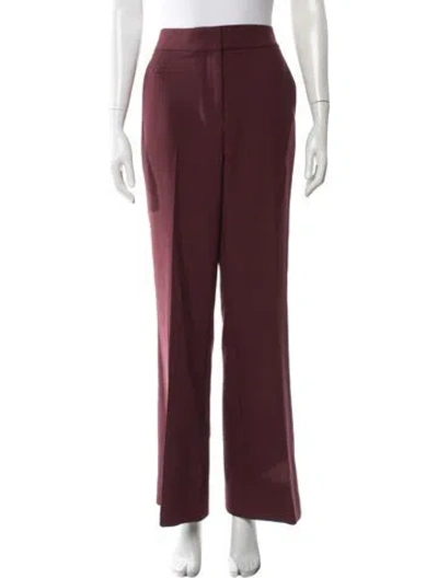 Pre-owned Veronica Beard Wide Leg Pants In Brown