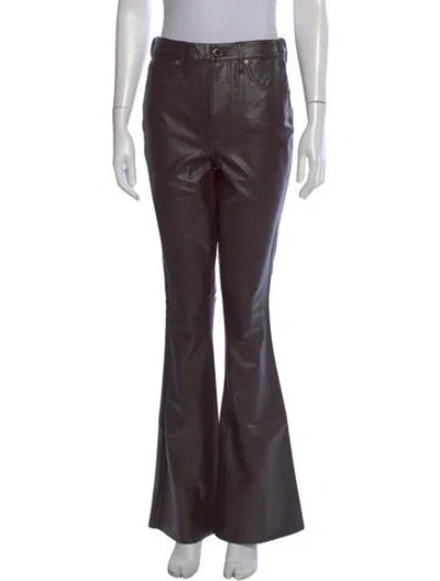 Pre-owned Veronica Beard Wide Leg Pants In Brown
