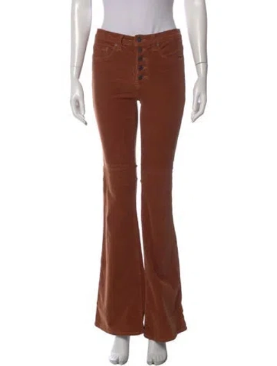 Pre-owned Veronica Beard Wide Leg Pants In Brown