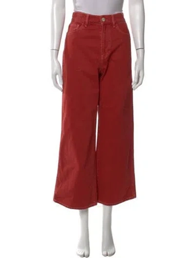 Pre-owned Veronica Beard Wide Leg Pants In Brown