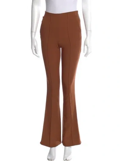 Pre-owned Veronica Beard Wide Leg Pants In Brown