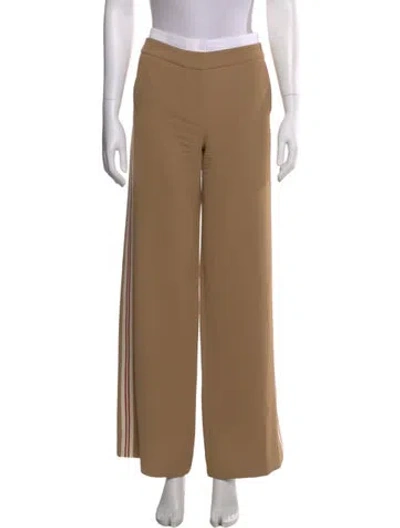 Pre-owned Veronica Beard Wide Leg Pants In Brown