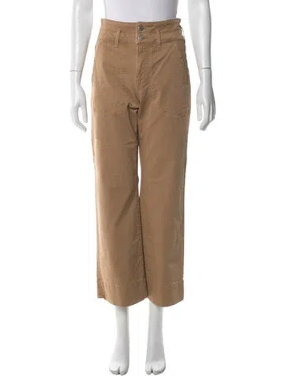 Pre-owned Veronica Beard Wide Leg Pants In Brown