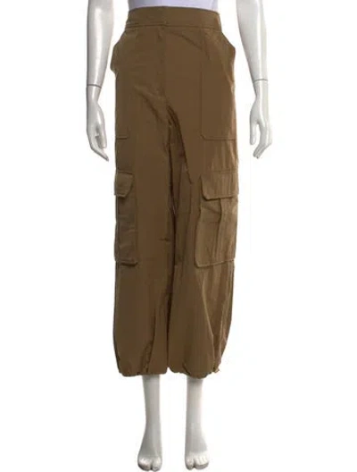 Pre-owned Veronica Beard Wide Leg Pants In Brown