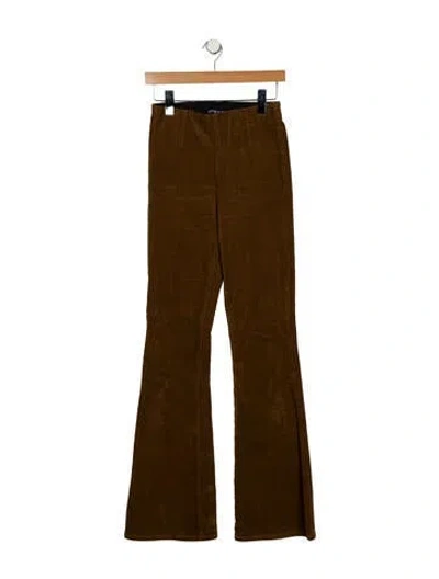 Pre-owned Veronica Beard Wide Leg Pants In Brown