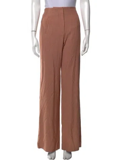 Pre-owned Veronica Beard Wide Leg Pants In Brown/neutrals