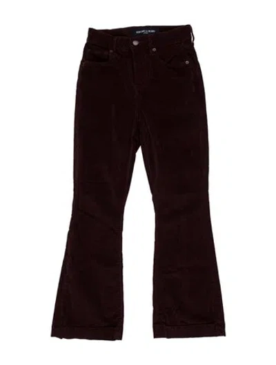 Pre-owned Veronica Beard Wide Leg Pants In Burgundy