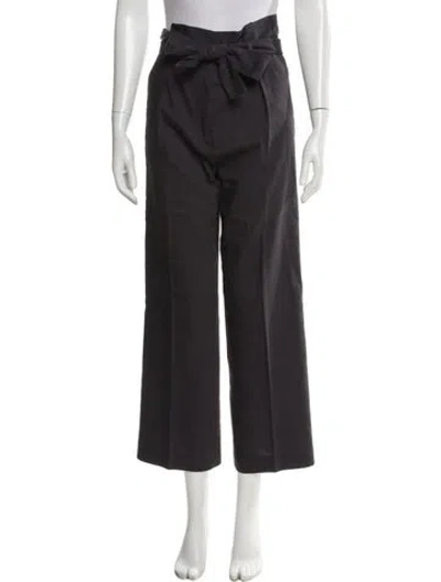 Pre-owned Veronica Beard Wide Leg Pants In Gray