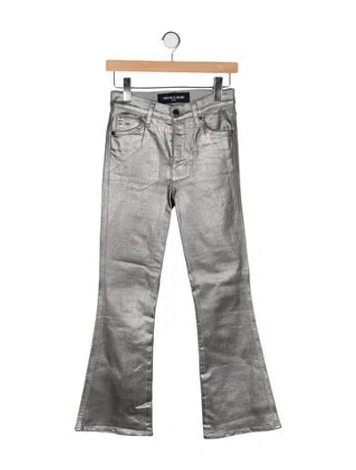 Pre-owned Veronica Beard Wide Leg Pants In Gray