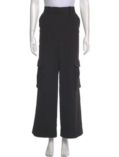 Pre-owned Veronica Beard Wide Leg Pants In Gray