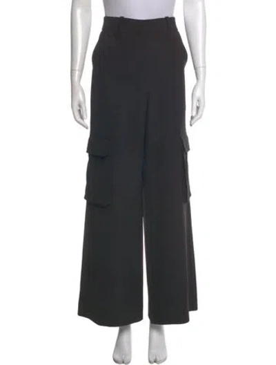 Pre-owned Veronica Beard Wide Leg Pants In Gray